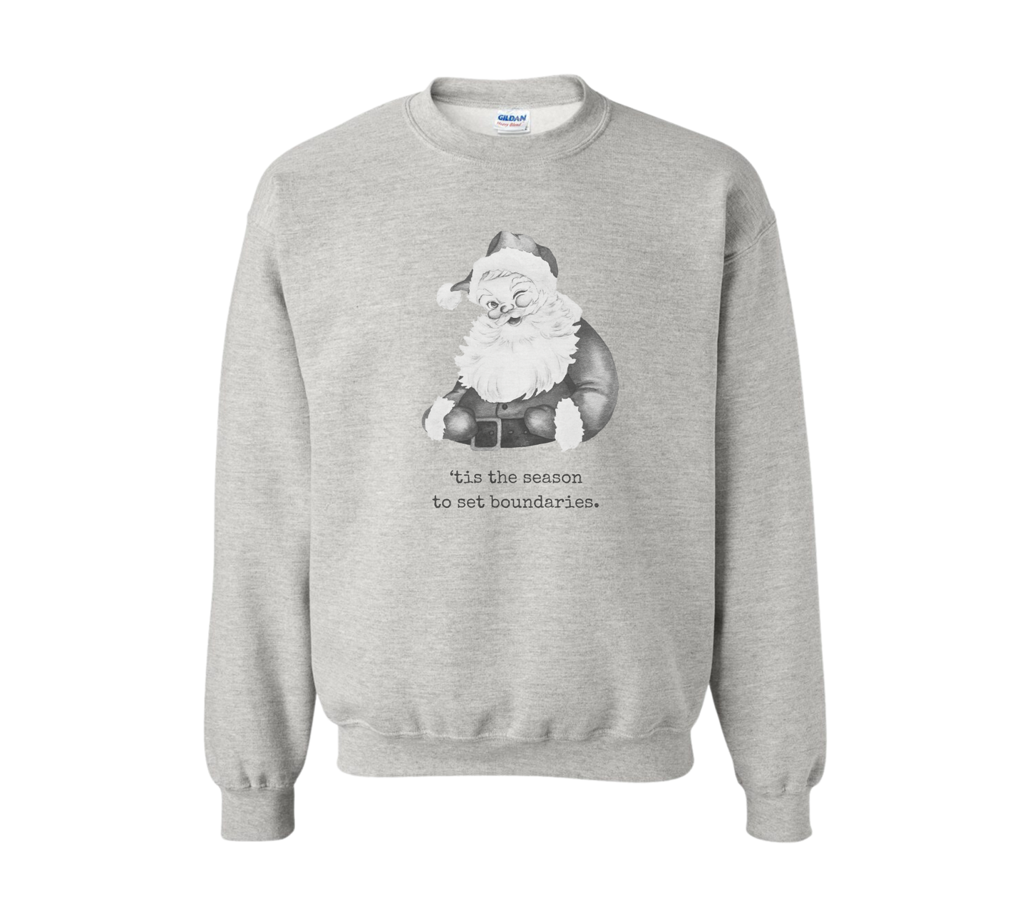 tis the season to set boundaries | cheeky holiday sweater
