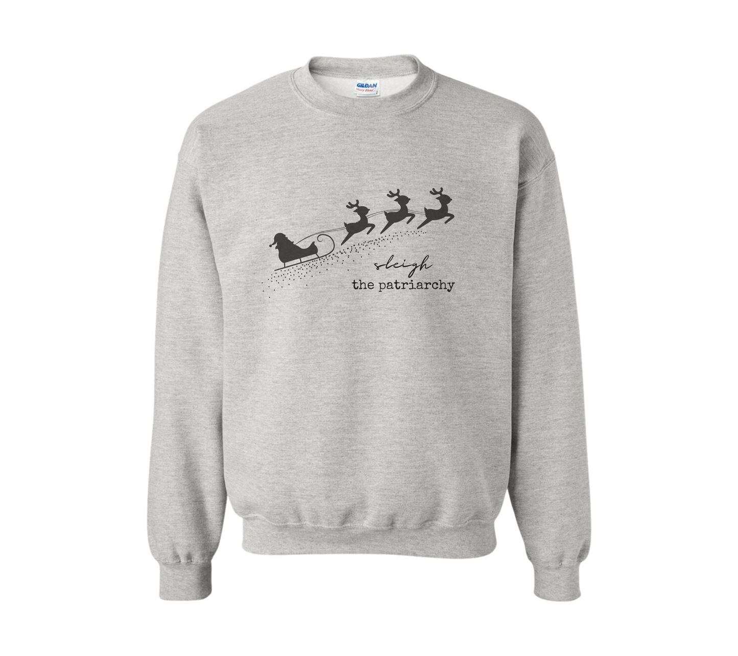 sleigh the patriarchy | cheeky holiday sweater