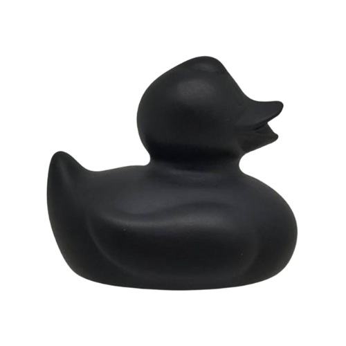 black rubber duckie
