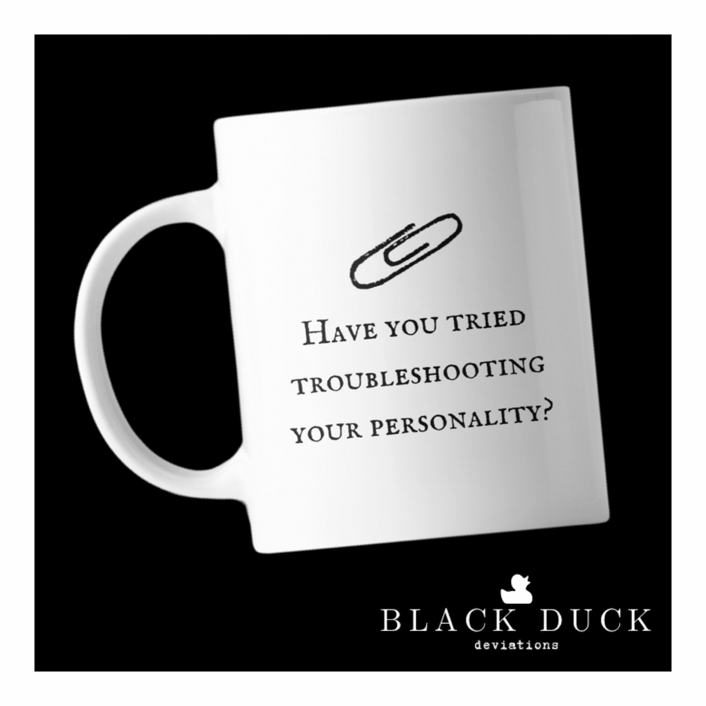 troubleshoot your personality | deviant coffee mug