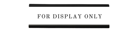 for display only | dramatically disengaged desk sign
