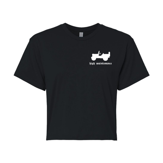 high maintenance | rock bottom adventure cropped tee