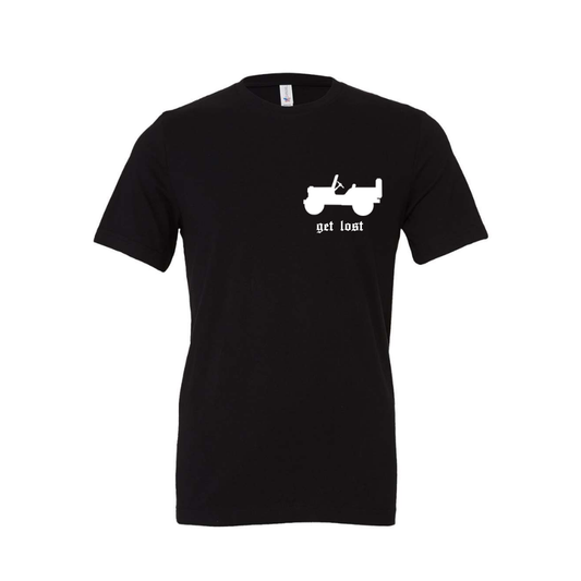 get lost | rock bottom adventure tee