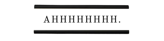 ahhhhhhhh | dramatically disengaged desk sign