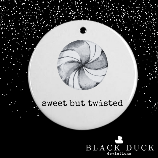 sweet but twisted | cheeky holiday ornament