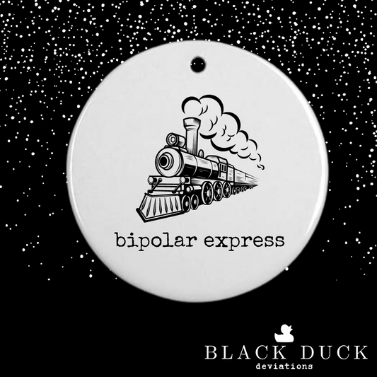 bipolar express | cheeky holiday ornament