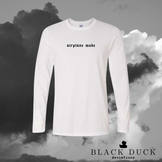 airplane mode | monochromatic embroidered apparel | sweatshirt, hoodie, or t-shirt
