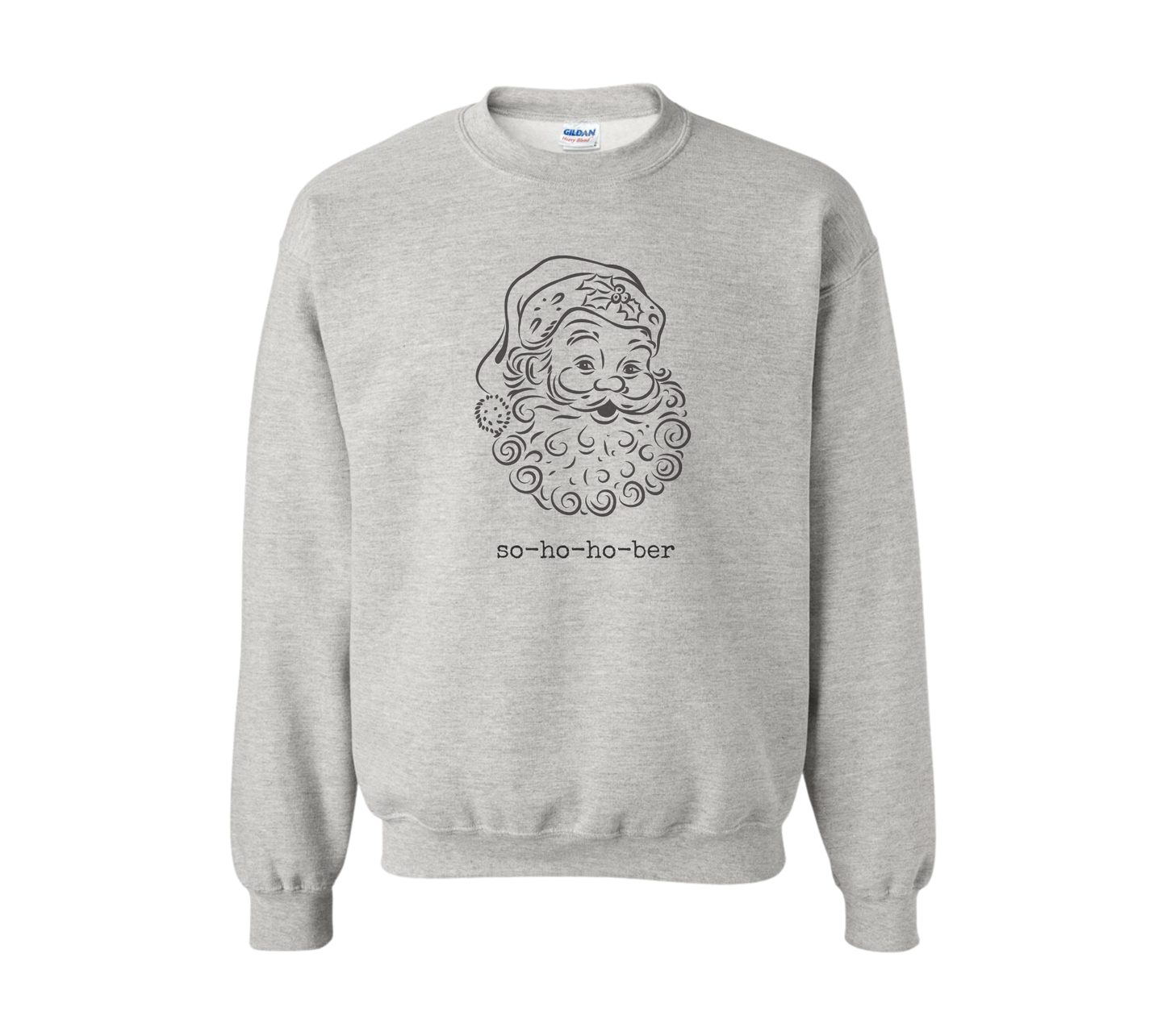 so-ho-ho-ber | cheeky holiday sweater