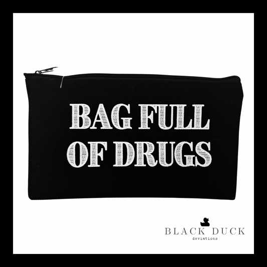 bag full of drugs | canvas medicine bag