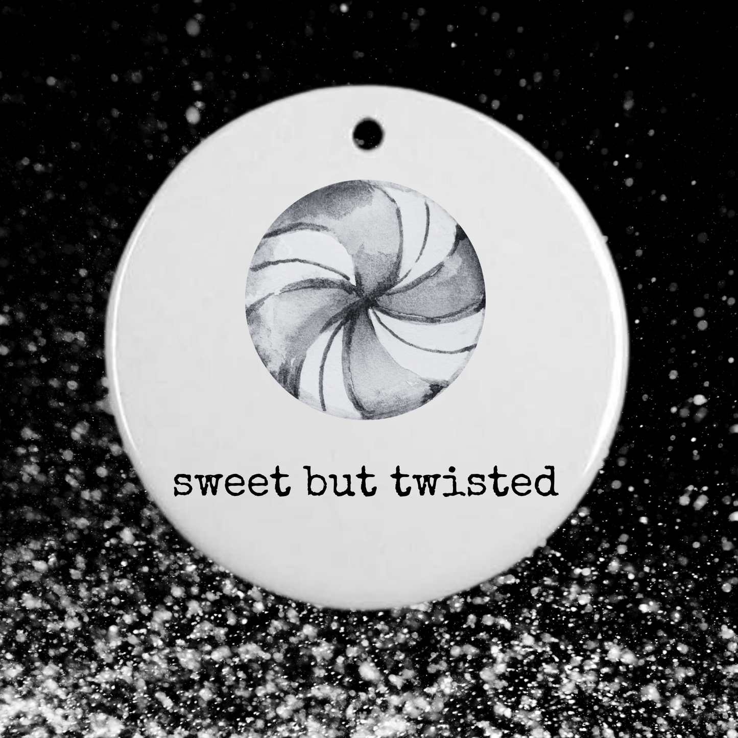 sweet but twisted | cheeky holiday ornament