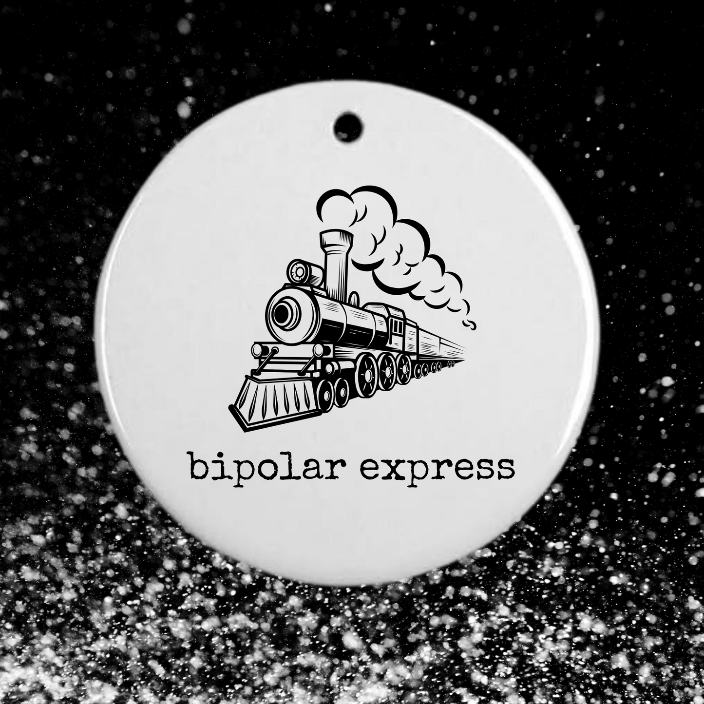 bipolar express | cheeky holiday ornament