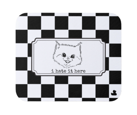 i hate it here | moody & micromanaged mousepad