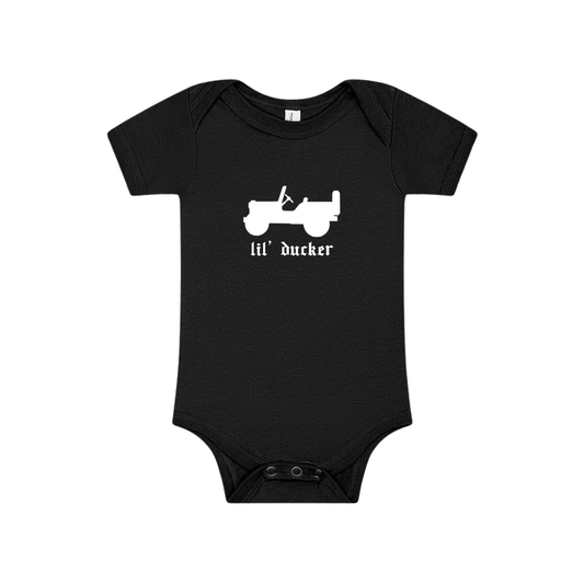 lil' ducker | tiny trail terror onesie