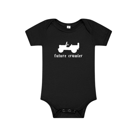 future crawler | tiny trail terror onesie