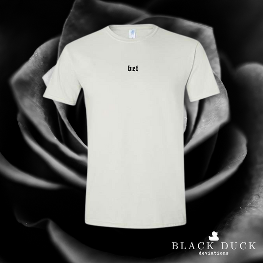 bet | monochromatic embroidered apparel | sweatshirt, hoodie, or t-shirt