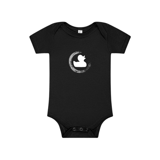 tired duck | tiny trail terror onesie