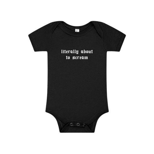 literally about to scream | duckin' adorable baby onesie