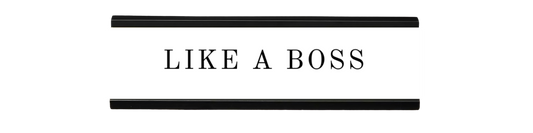 like a boss | dramatically disengaged desk sign