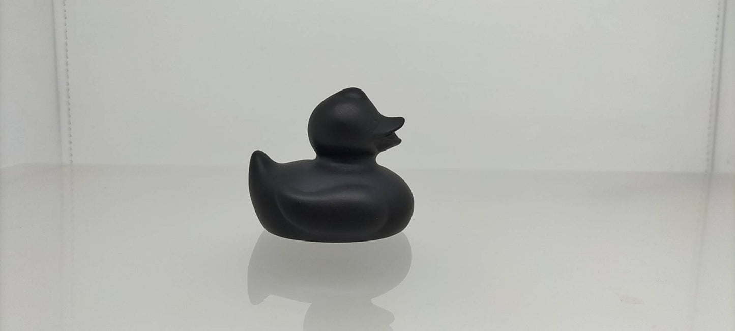 black rubber duckie