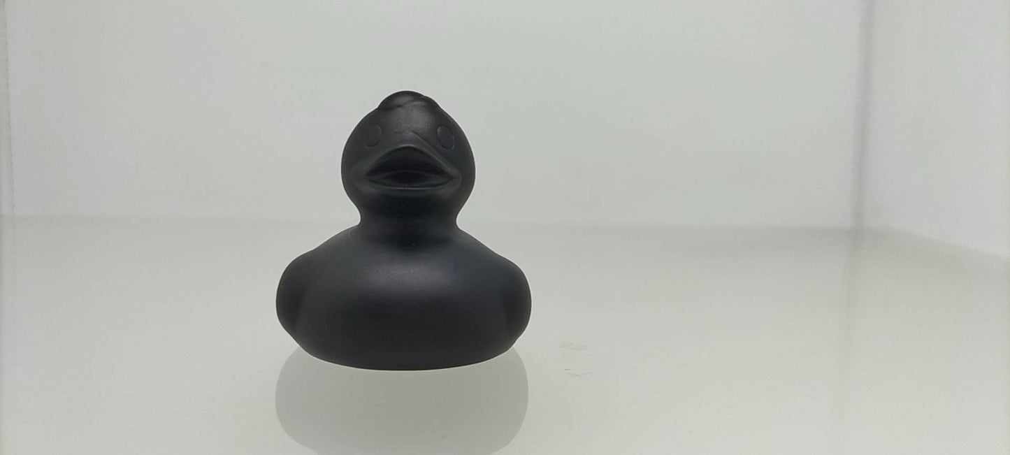 black rubber duckie