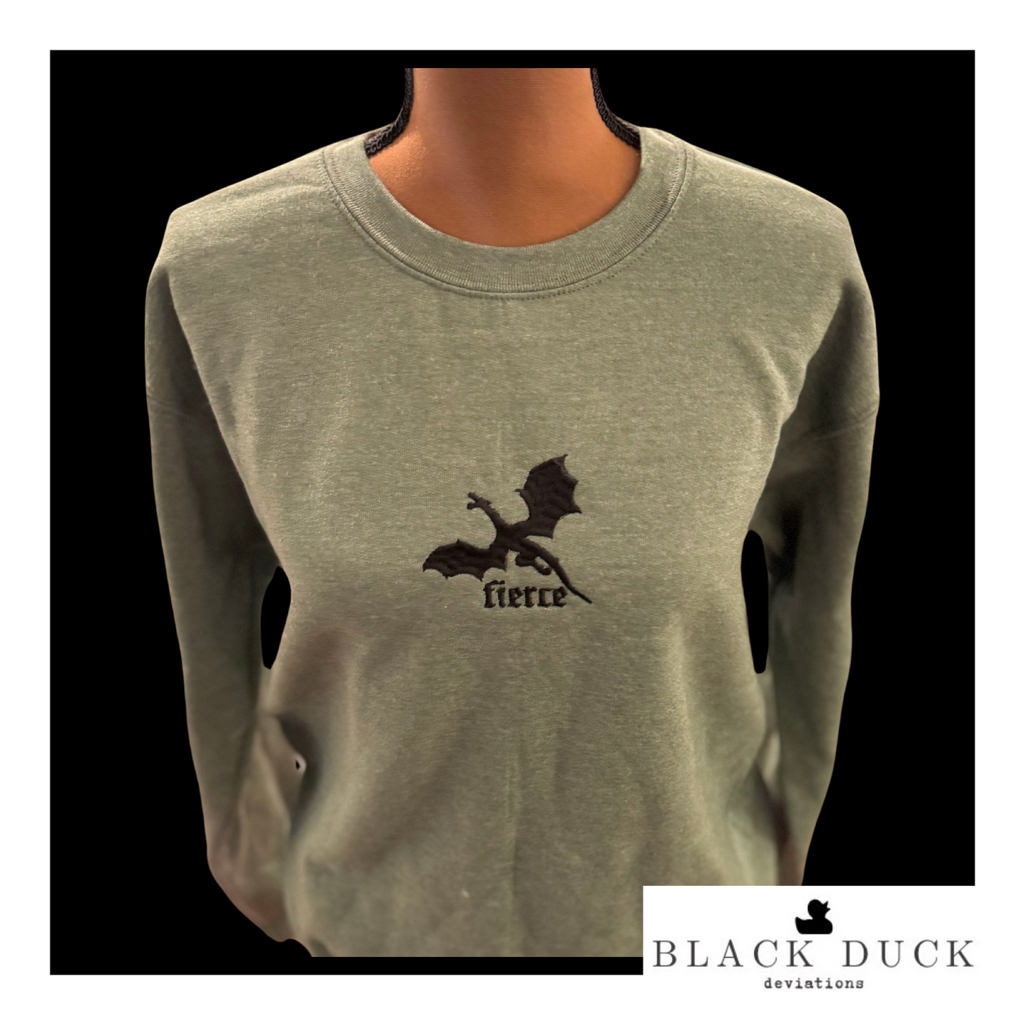 fierce | dragon spirit crew sweatshirt