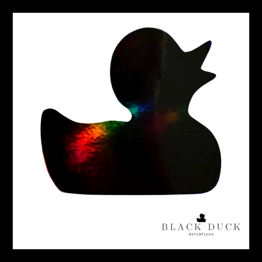 black duck | holographic sticker