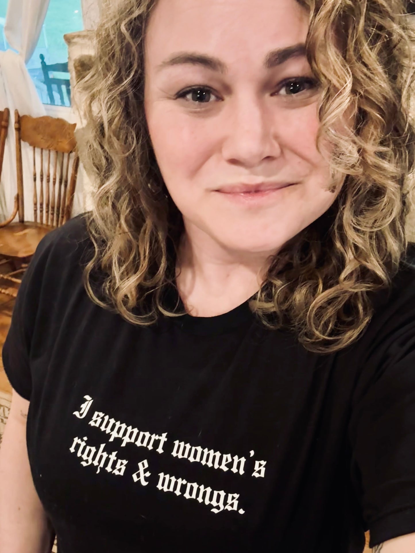 I support women’s rights and wrongs | monochromatic leisure apparel | sweatshirt, hoodie, or t-shirt