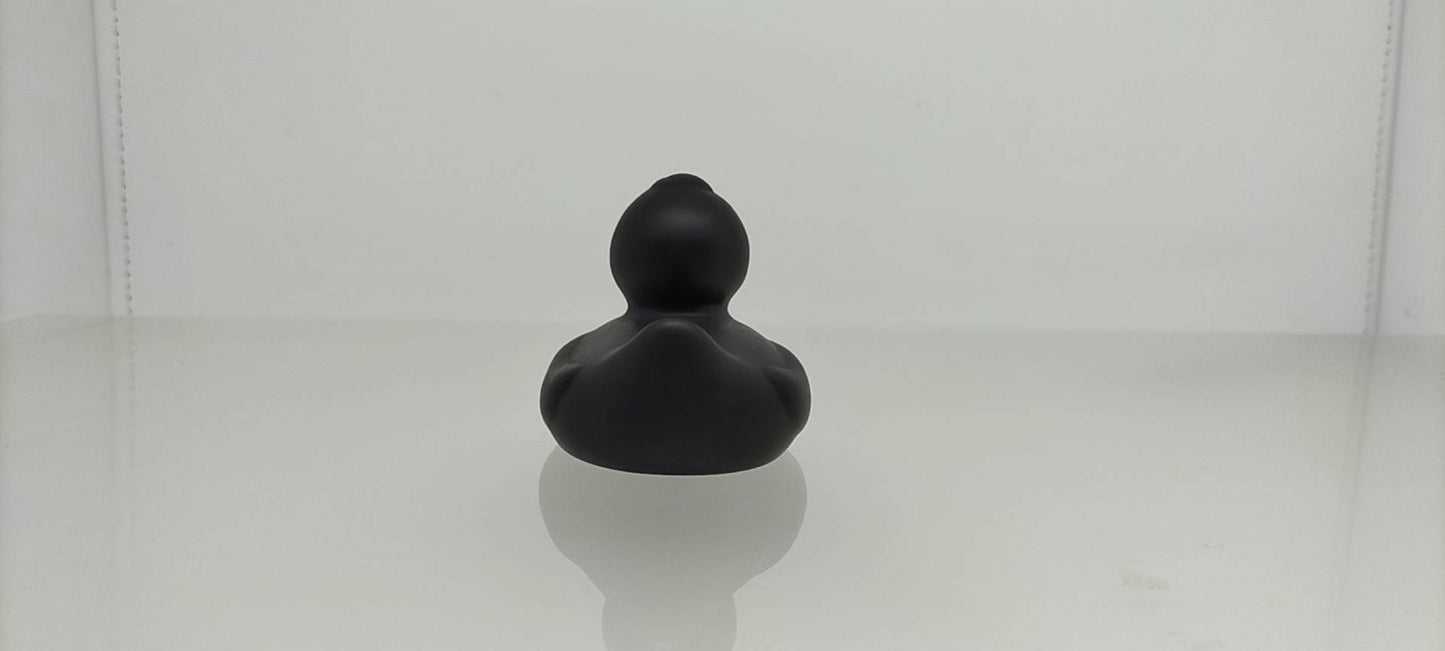 black rubber duckie