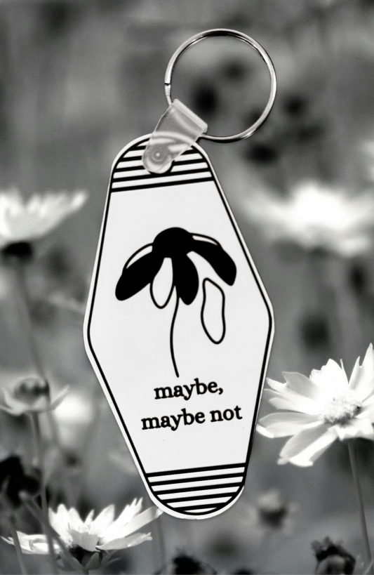 maybe, maybe not motel keychain | BDD X Phebe Lou