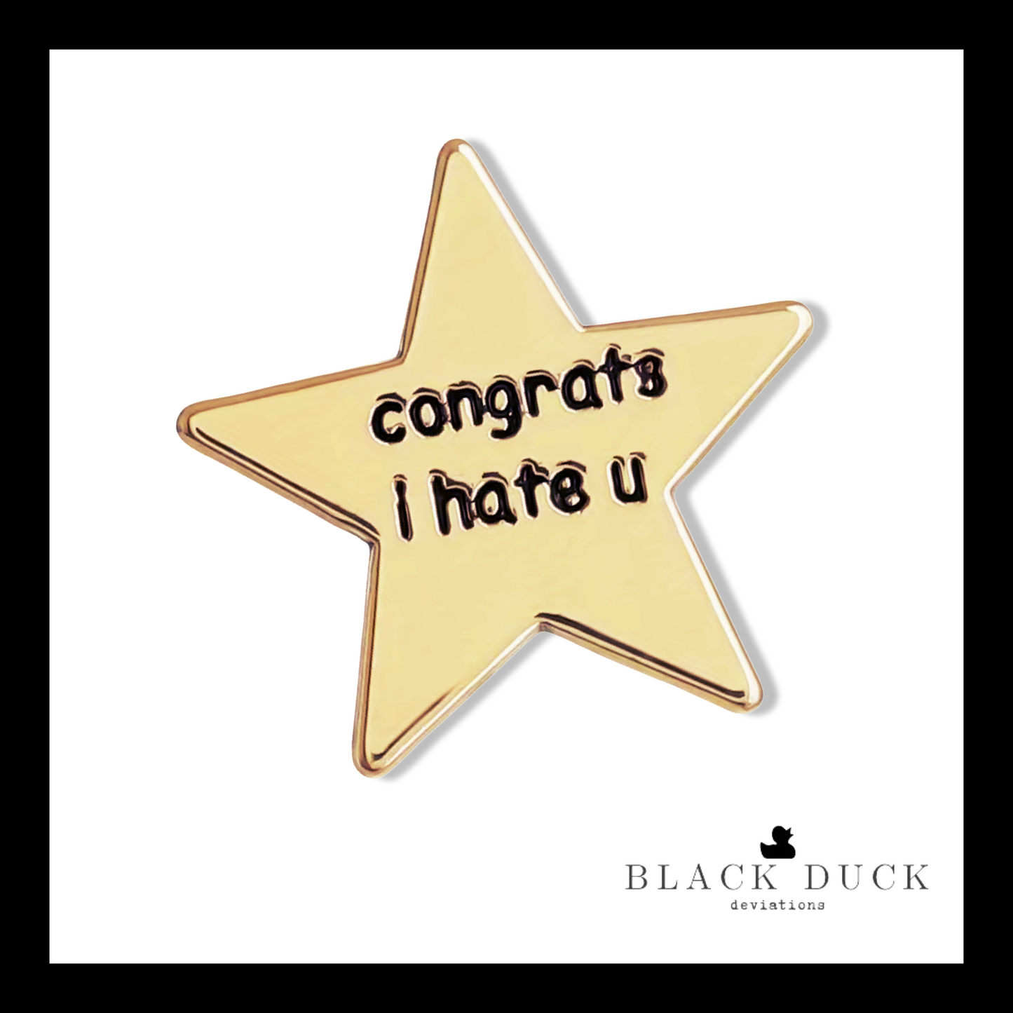 congrats, i hate you | brooch