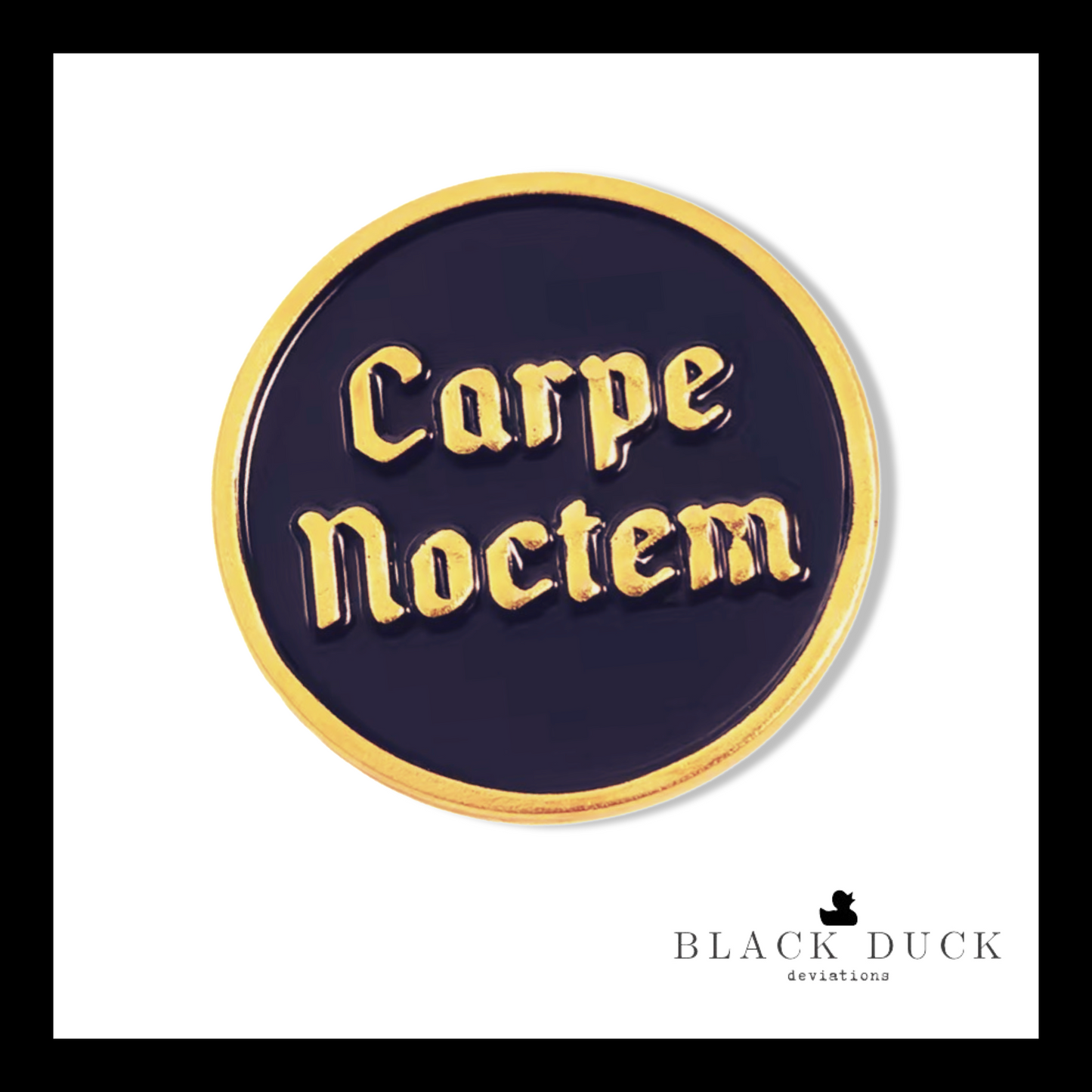 carpe noctem (seize the night) | brooch