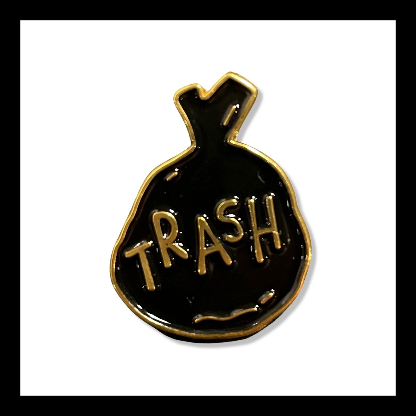 trash bag | brooch