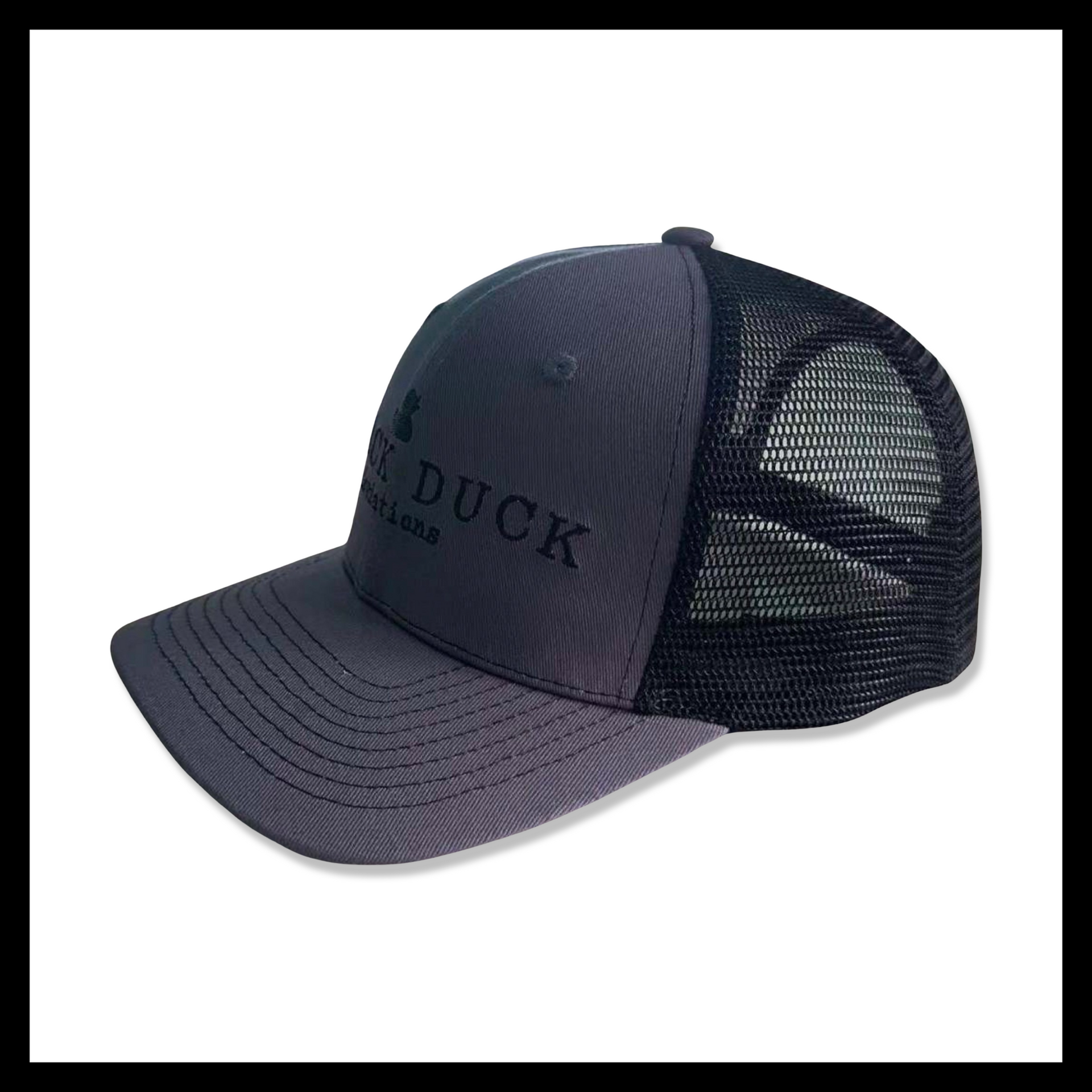 BDD logo | embroidered trucker hat – Black Duck Deviations