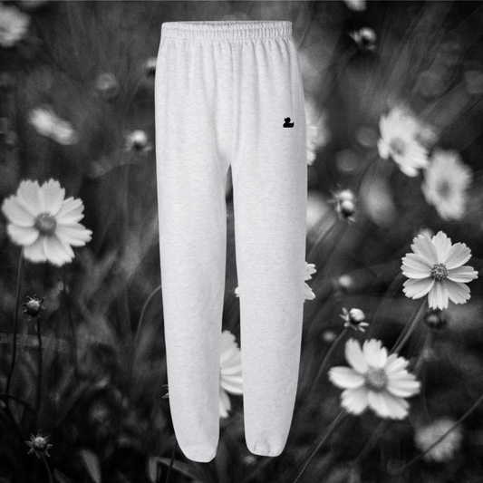 sweatpants | monochromatic embroidered apparel